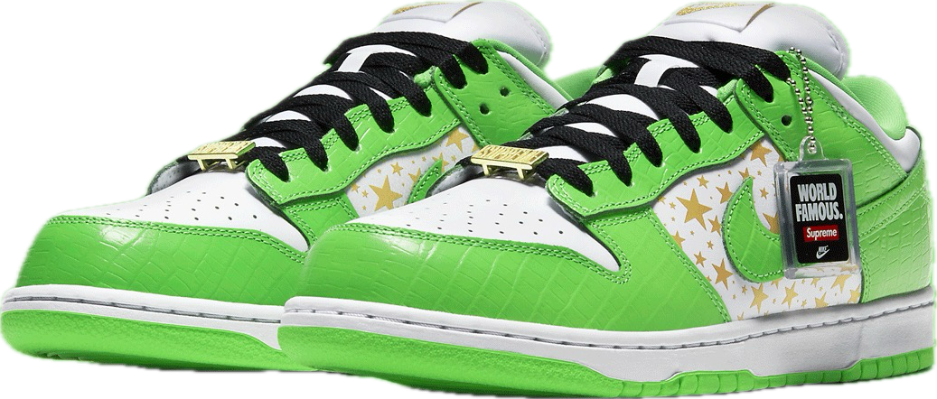 Nike SB Dunk Low x Supreme "Mean Green"